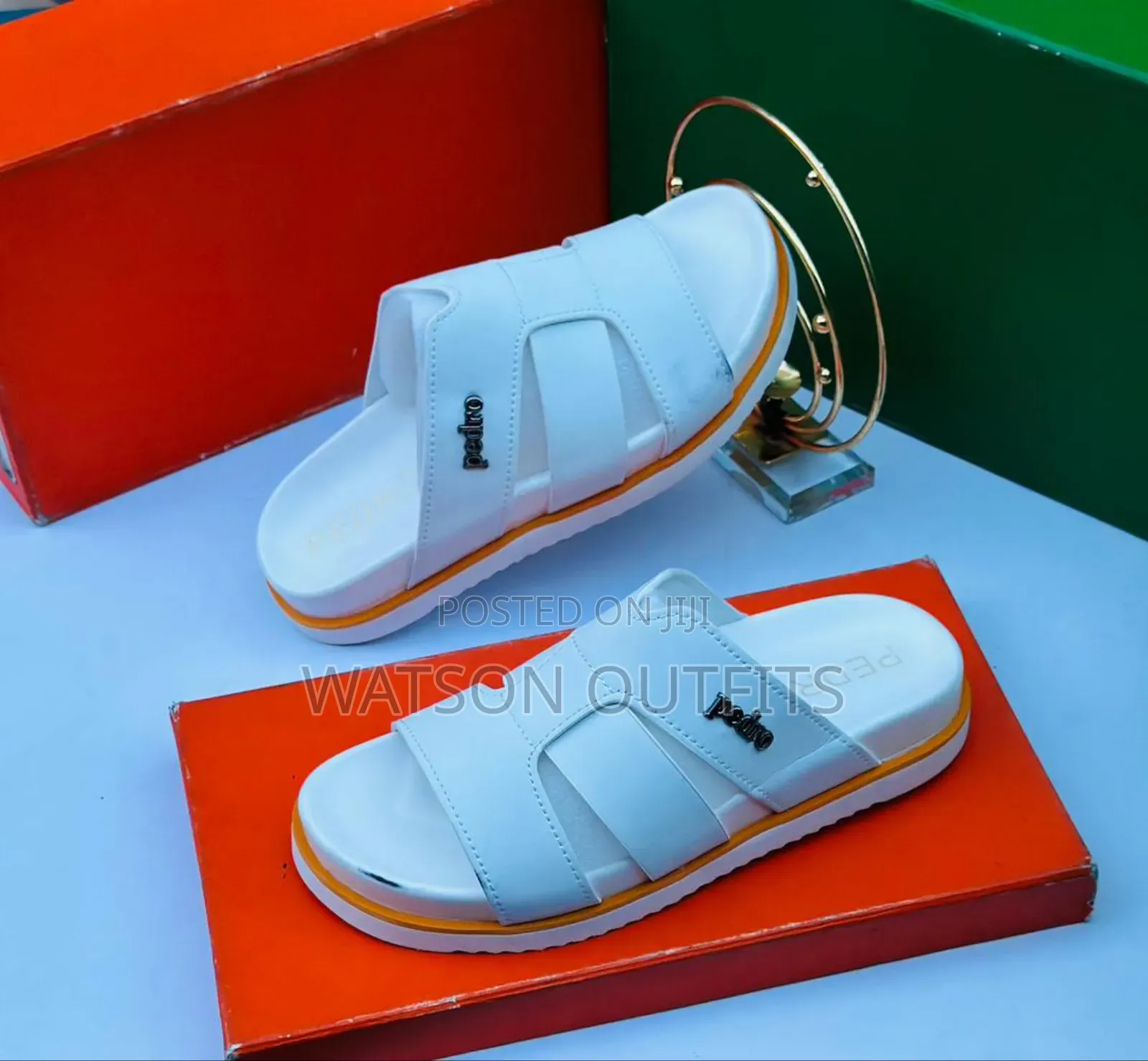 Pedro Brand New Men's Leather Sandals New Original