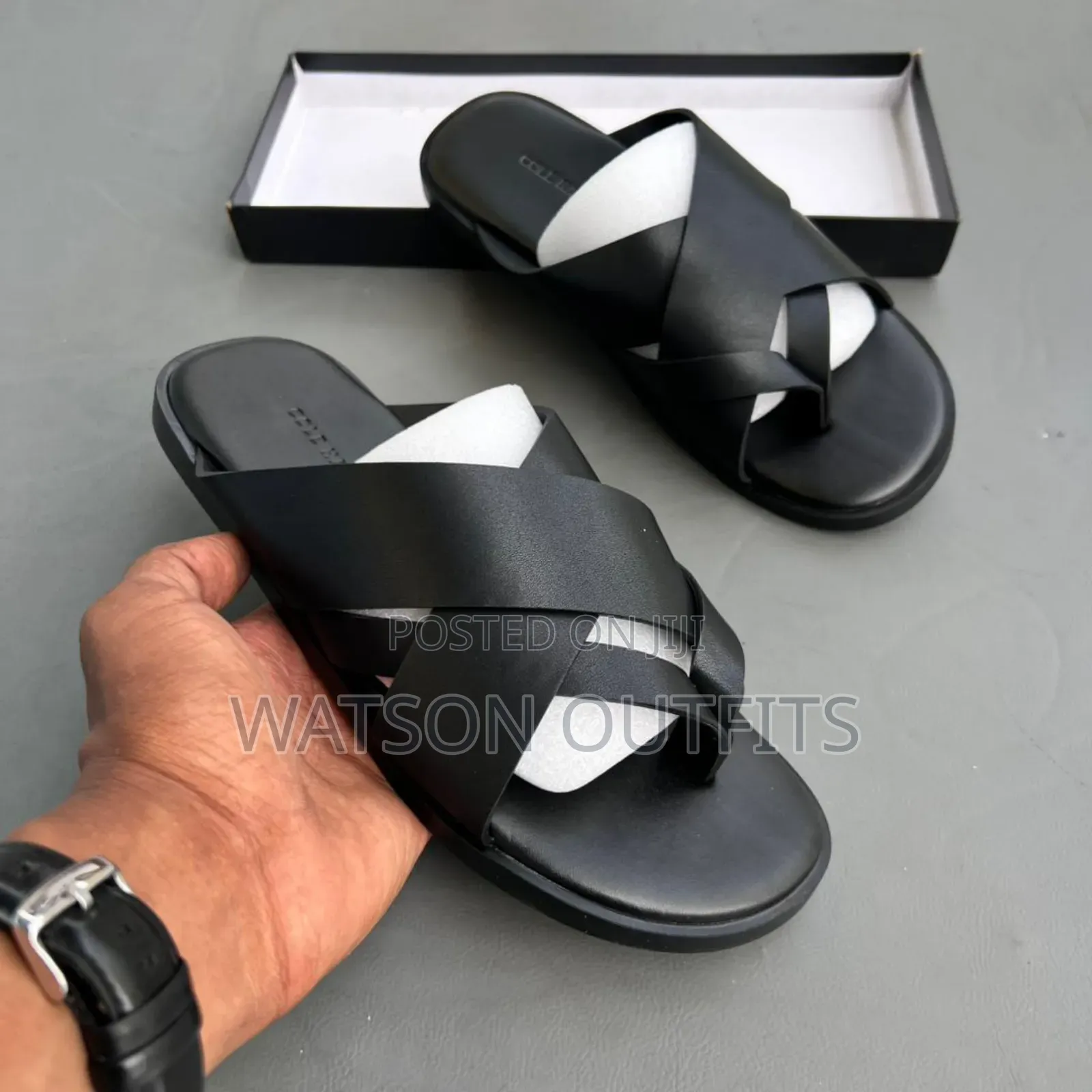 Cole Haan and Tomford Brands Men's Leather Sandals