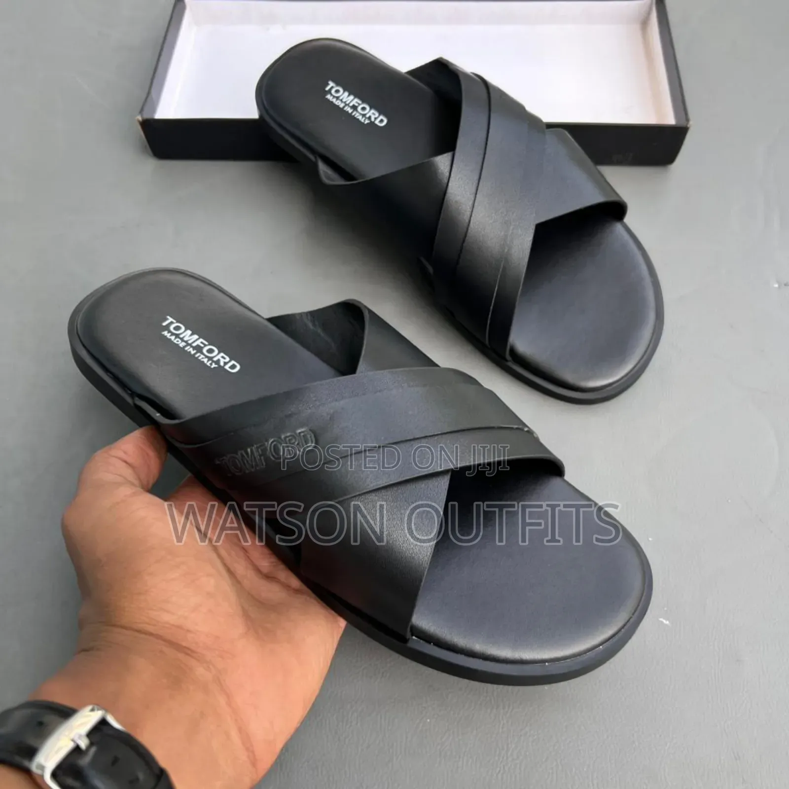 Cole Haan and Tomford Brands Men's Leather Sandals