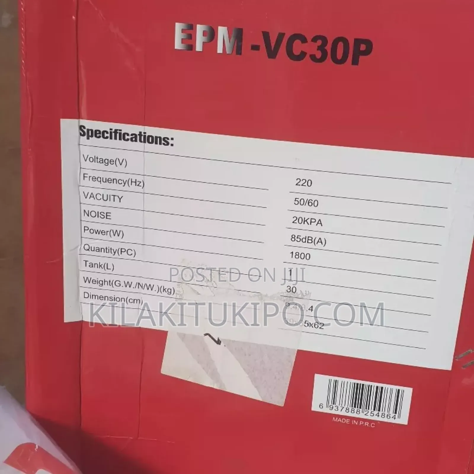 Edon Promax Vacuum Cleaner 30l/1800w
