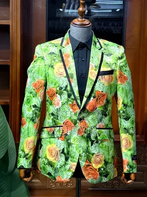 Flowers Design Blazers | Makoti Ya Suti Maua-Maua