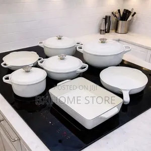 Enamelled Cast Iron Cookware Set (11-Pcs)