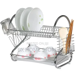 2-Layer Dish Drainer Rack (Large)