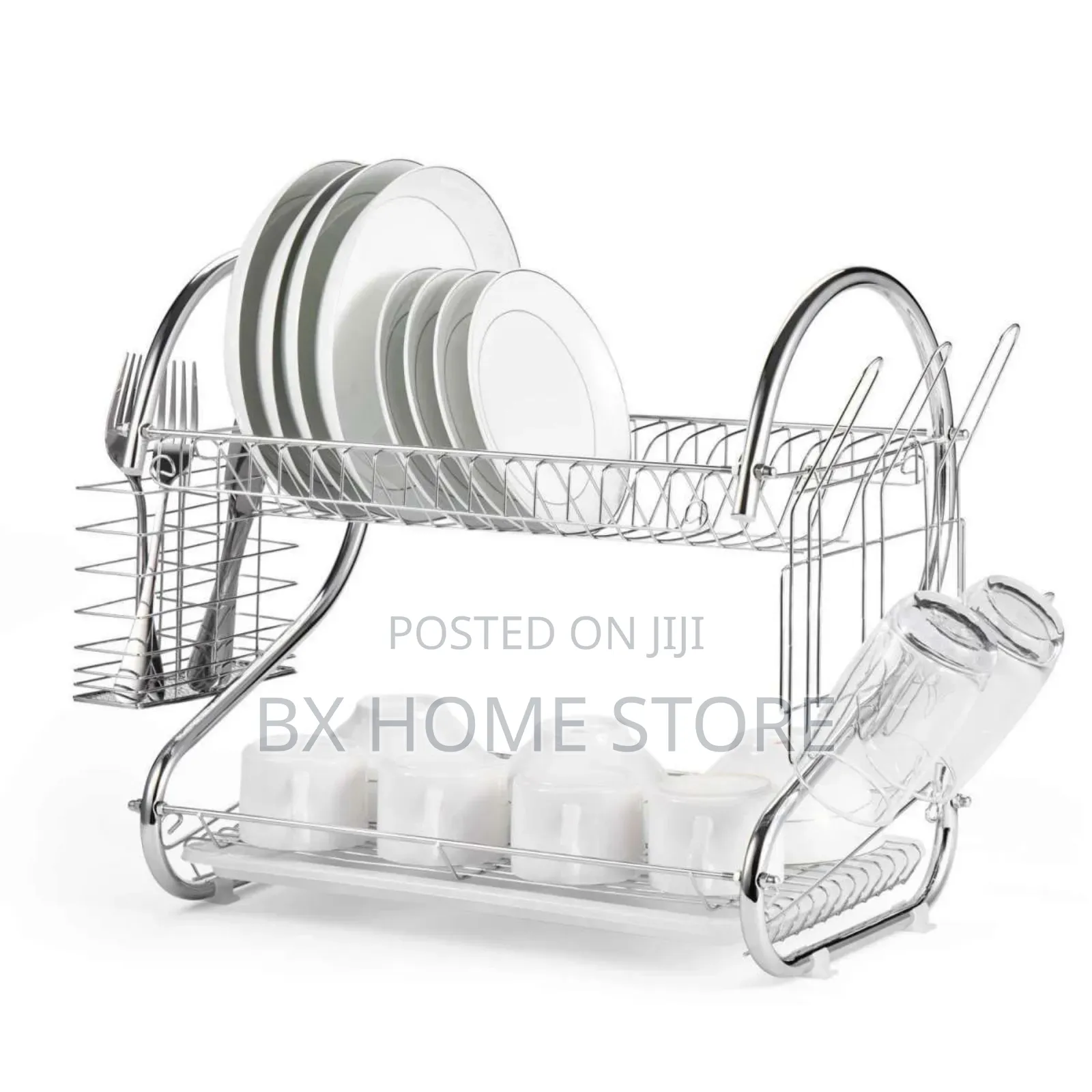 2-Layer Dish Drainer Rack (Large)