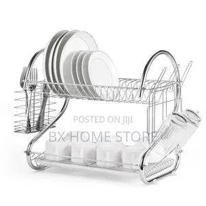 2-Layer Dish Drainer Rack (Large)