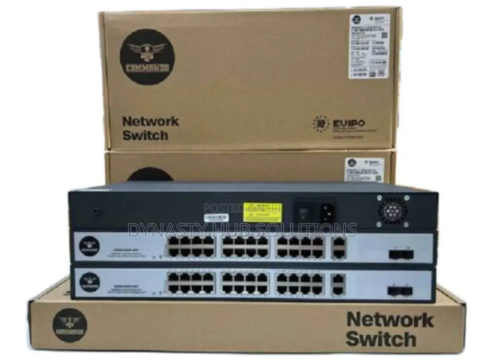E1000-24gp+4cf Commando 24 Gigabit Ports