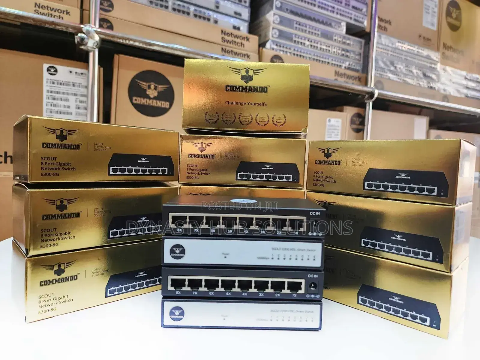 E100-8g 8 Ports Gigabit Commando Switch
