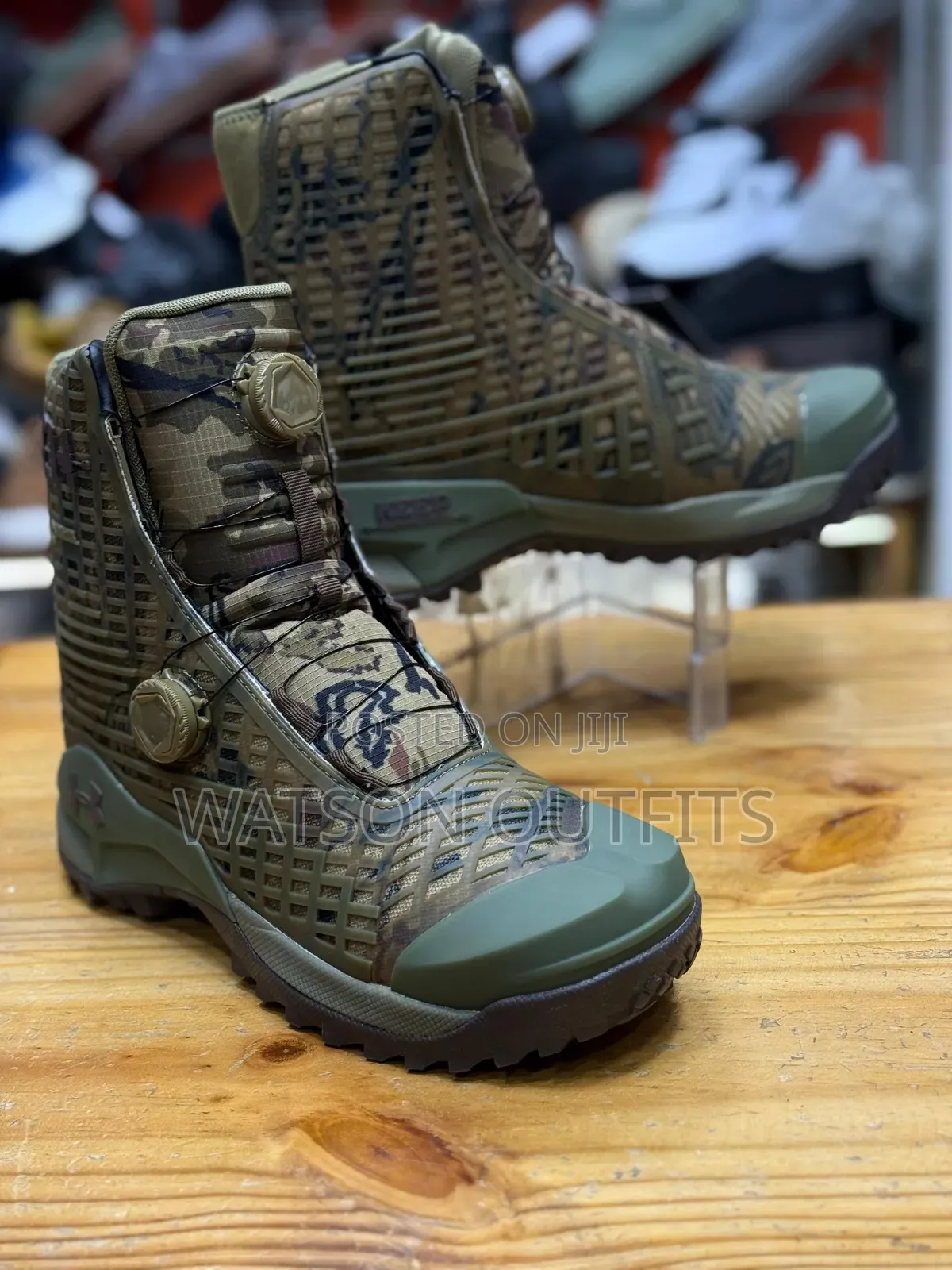 Men's Leather Boot Shoes Under Armour Brand New Original Indeed