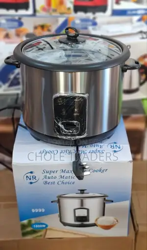 (Silver Color) 6-Liters Nr Super Max Rice Cooker