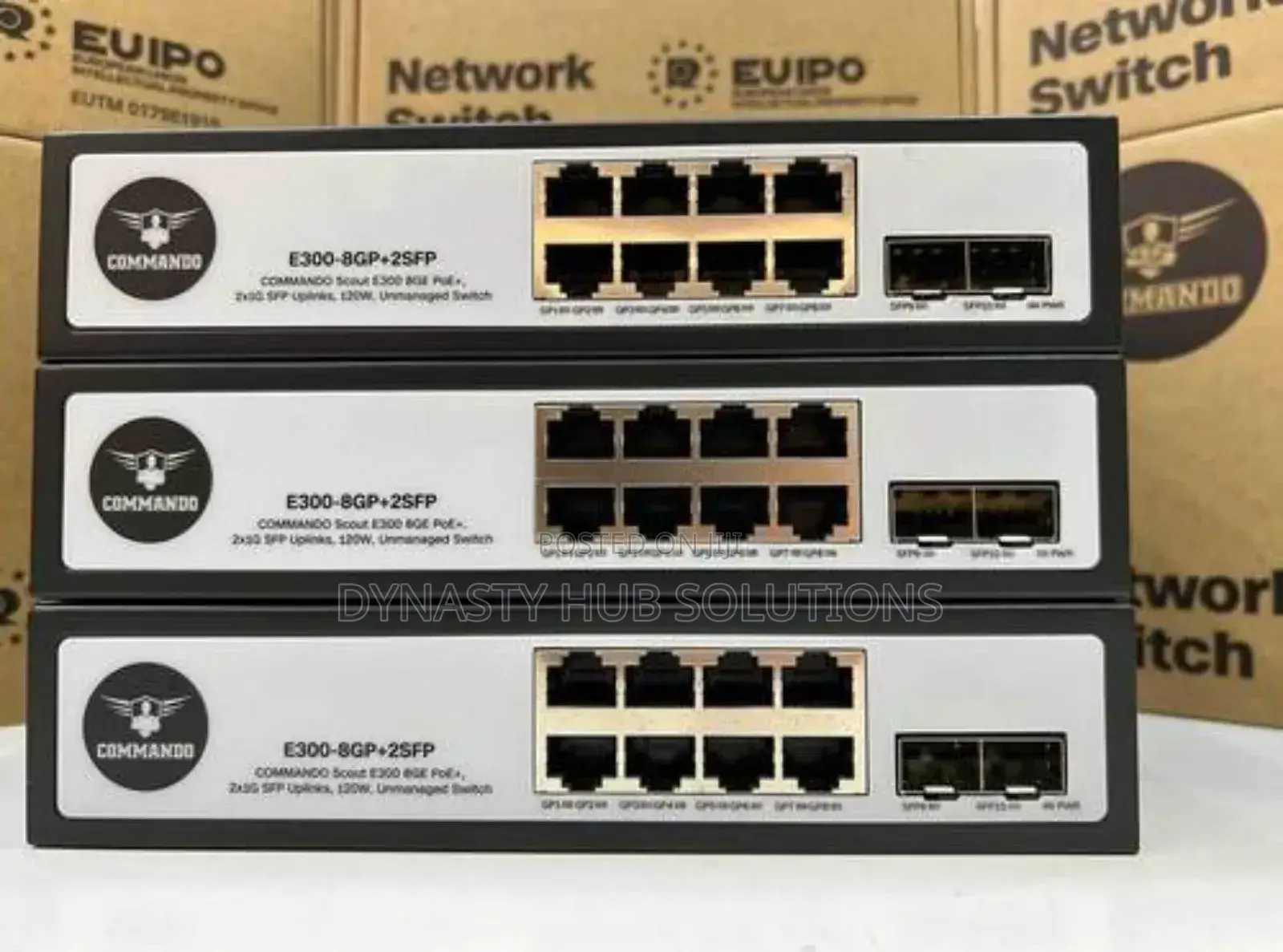 E300-8gp+2sfp 8 Gigabit Poe Commando Switch