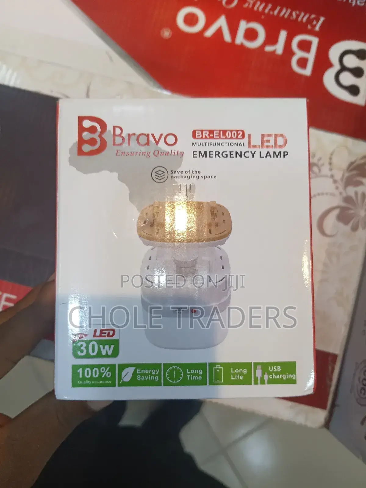 30watts Bravo Led Emergency Bulb / Lamp (Rechargeable Led Bulbs)