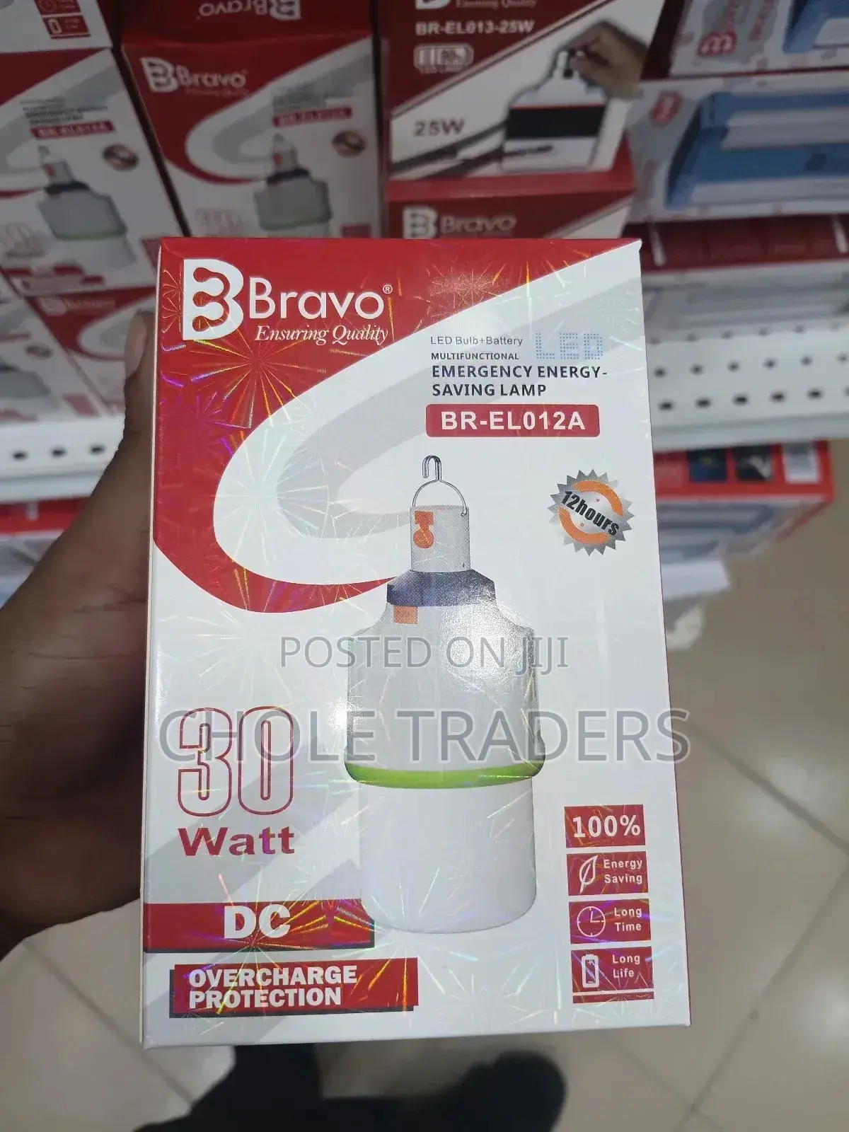30watts Bravo Led Emergency Bulb / Lamp (Rechargeable Led Bulbs)