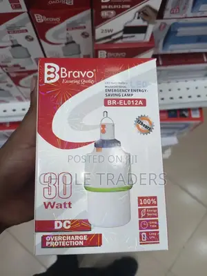 30watts Bravo Led Emergency Bulb / Lamp (Rechargeable Led Bulbs)