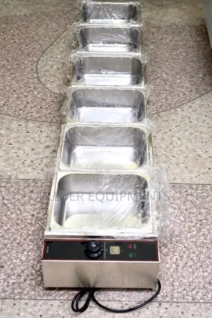 Electric Commercial Bain Marie 6 Compartments