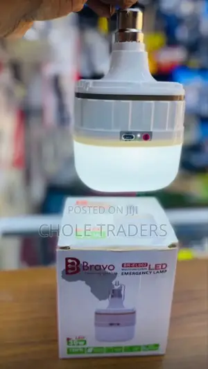 30watts Bravo Led Emergency Bulb / Lamp (Rechargeable Led Bulbs)