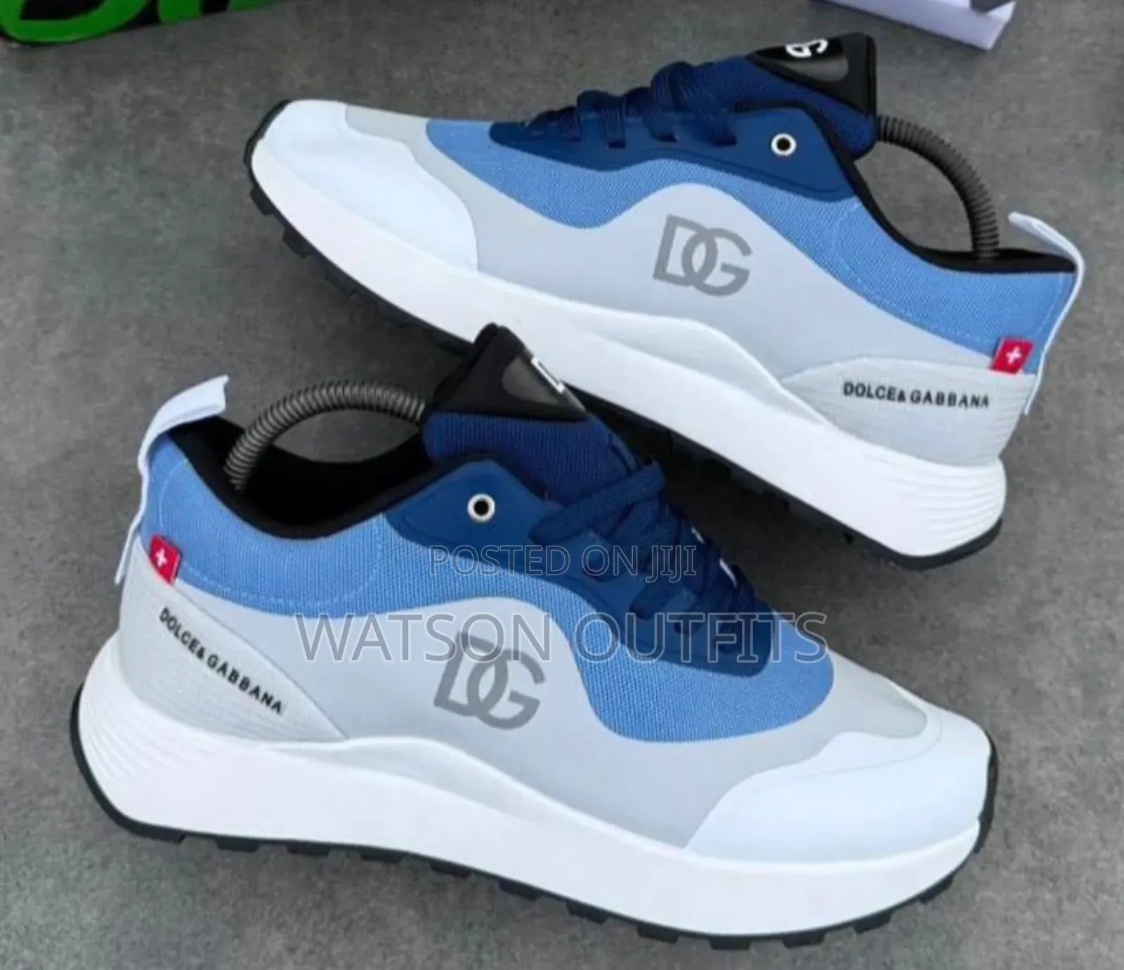 Men's Leather Sneaker Shoes Dolce Gabbana Brand New Very Original