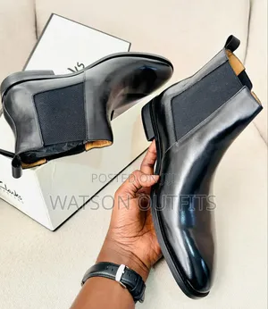 Clarks Brand Men's Leather Boot Shoes Elegantly Looking