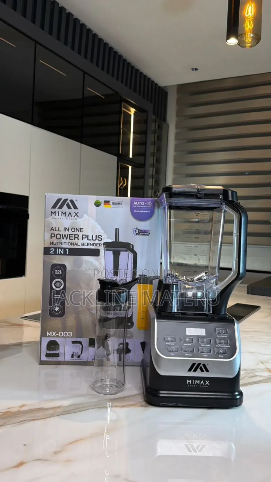 Mimax Blender 2in1 High Quality 4000w