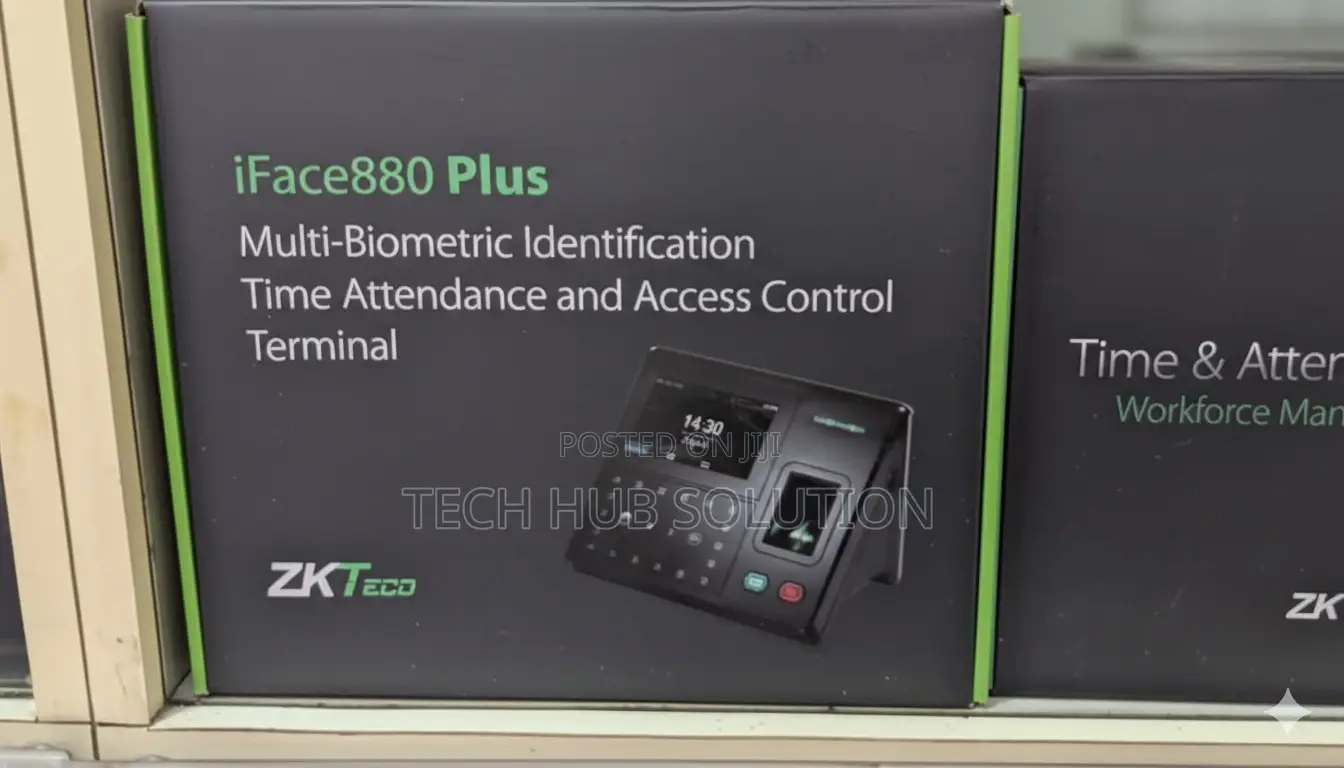 Iface 880 Plus – Advanced Multi Biometric Attendance Access Control