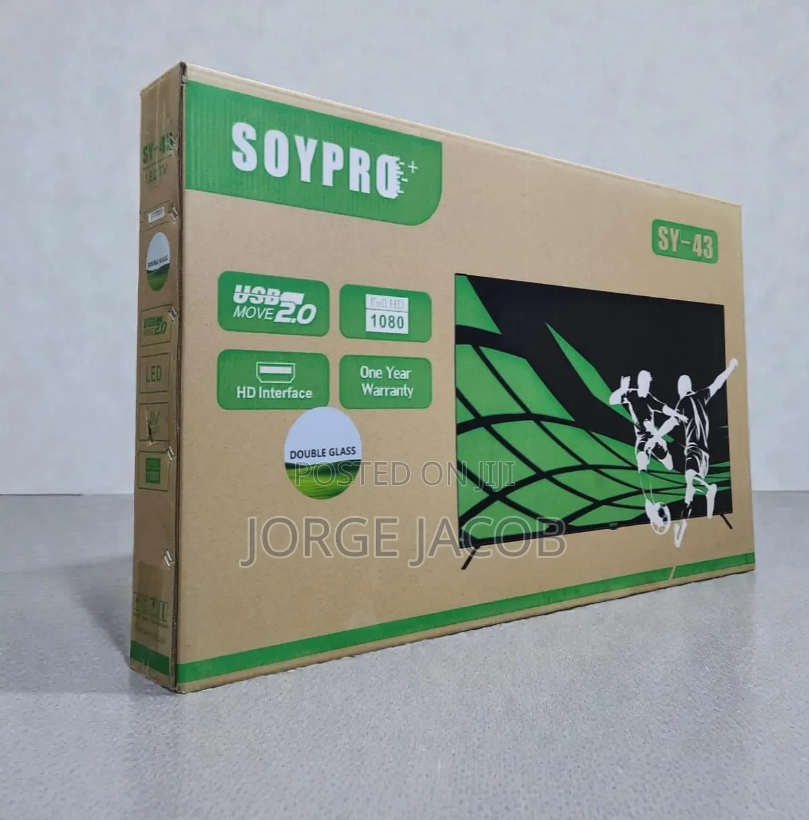 Soypro Sy-43 Led Tv With a 43-Inch Display "Double Glass" Screen