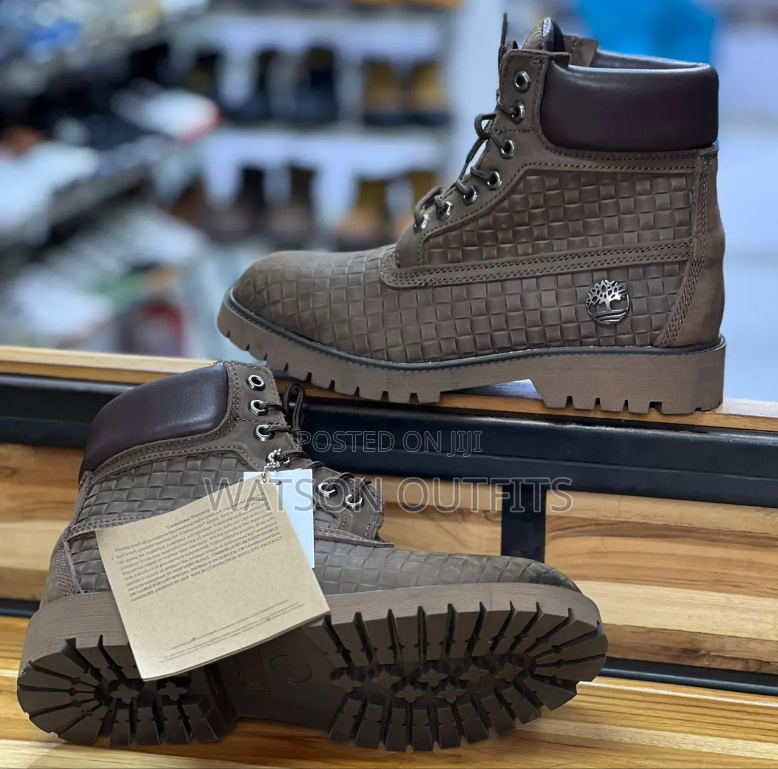 Men's Leather American Boots Timberland Brand New Very Stylish