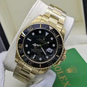 Rolex Submariner Gold and Black