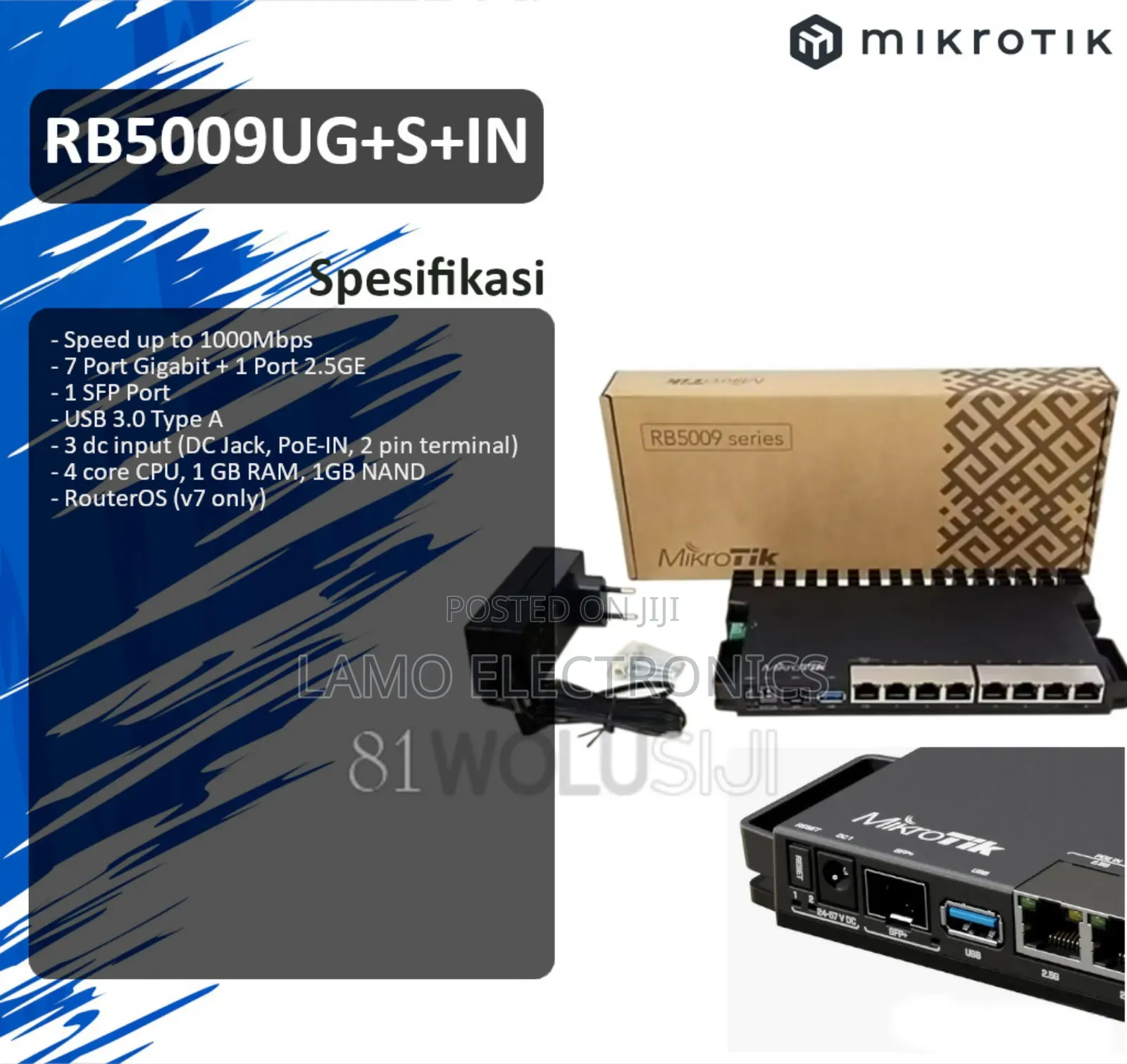 Mikrokit Rb5009ug+S+In Switch
