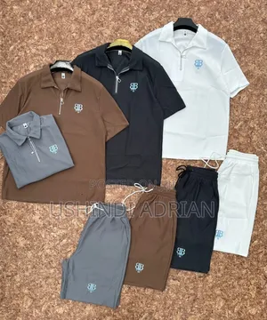 Men’S Short Set–Seti Ya Bukta Kwa Wanaume