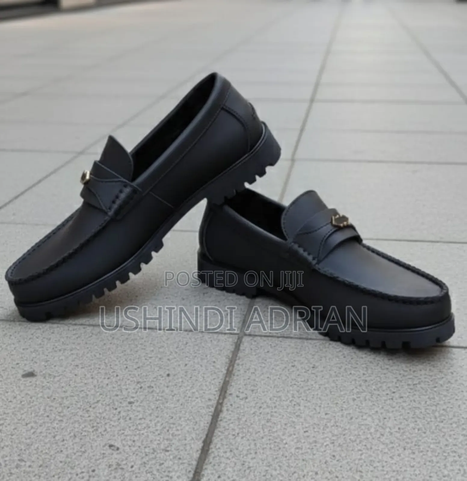 Viatu Vya Nguvu–Power Step Leather Shoes