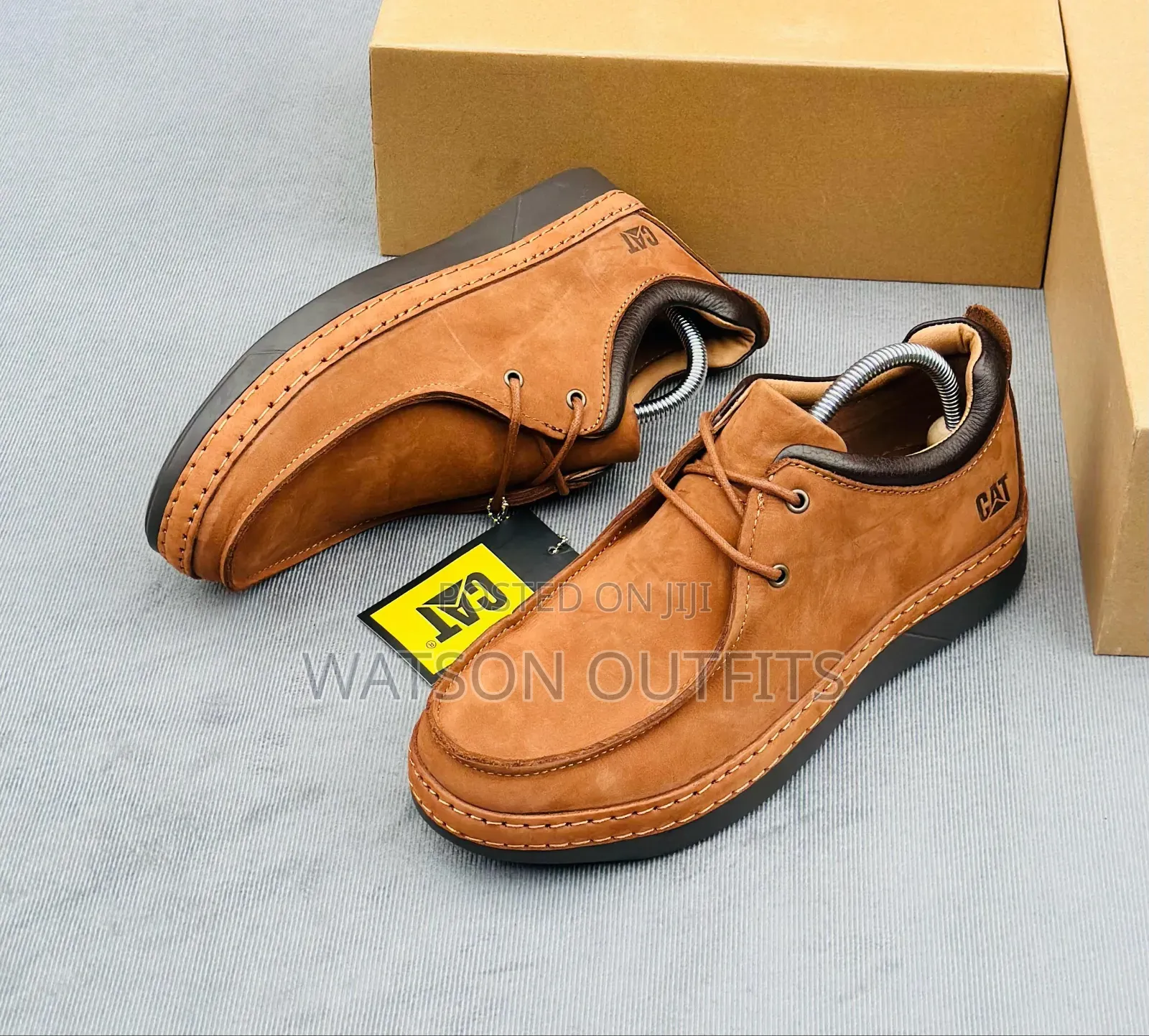 Caterpillar Brand New Men's Leather Shoes Excellently Top