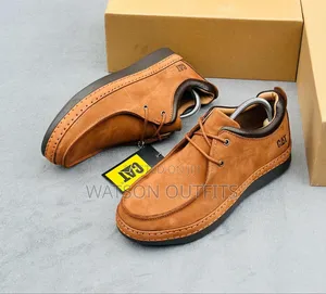 Caterpillar Brand New Men's Leather Shoes Excellently Top