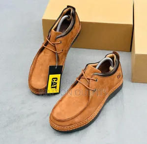 Caterpillar Brand New Men's Leather Shoes Excellently Top
