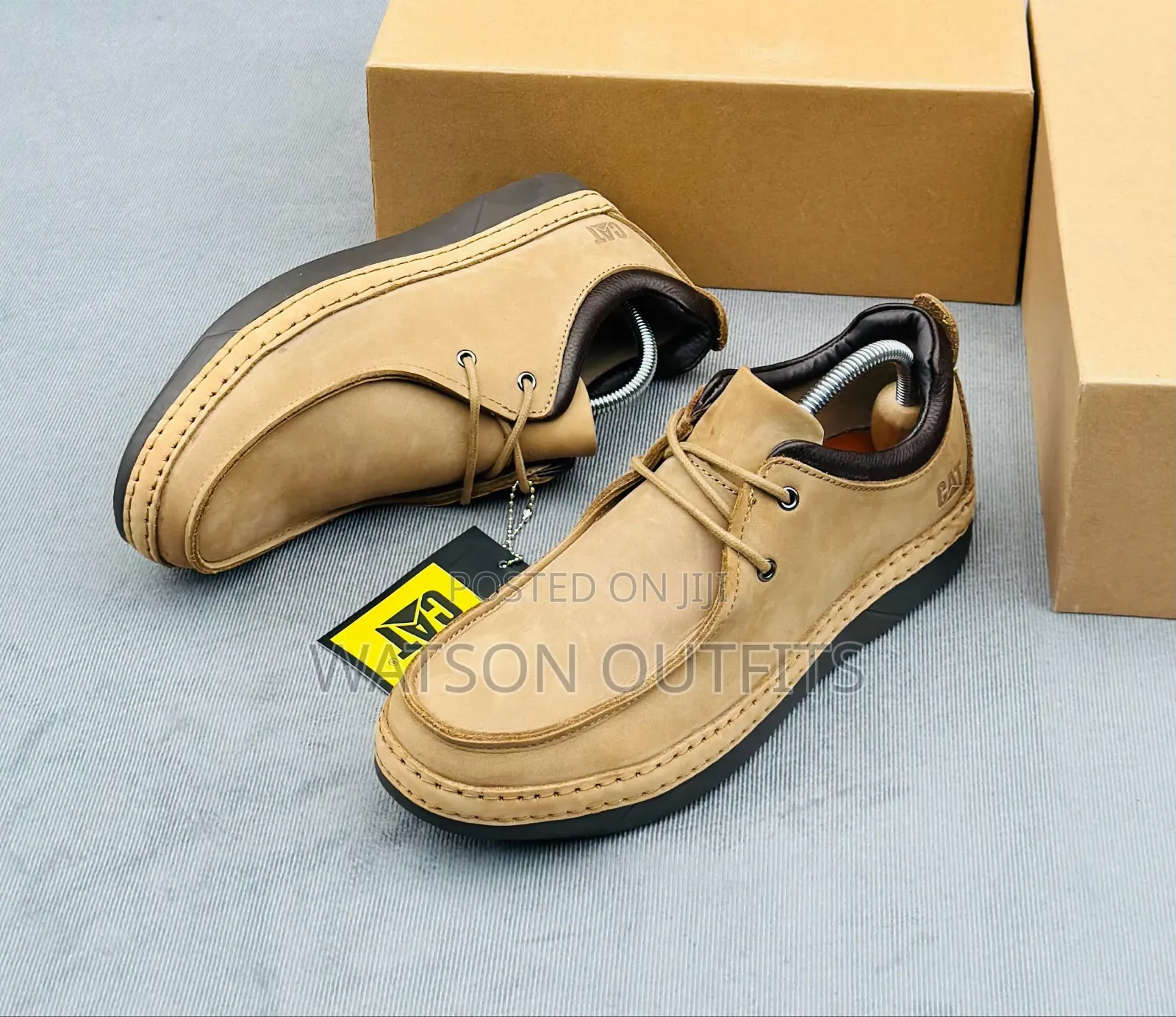 Caterpillar Brand New Men's Leather Shoes Excellently Top
