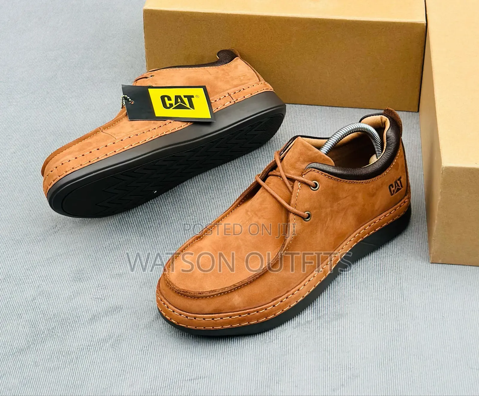 Caterpillar Brand New Men's Leather Shoes Excellently Top