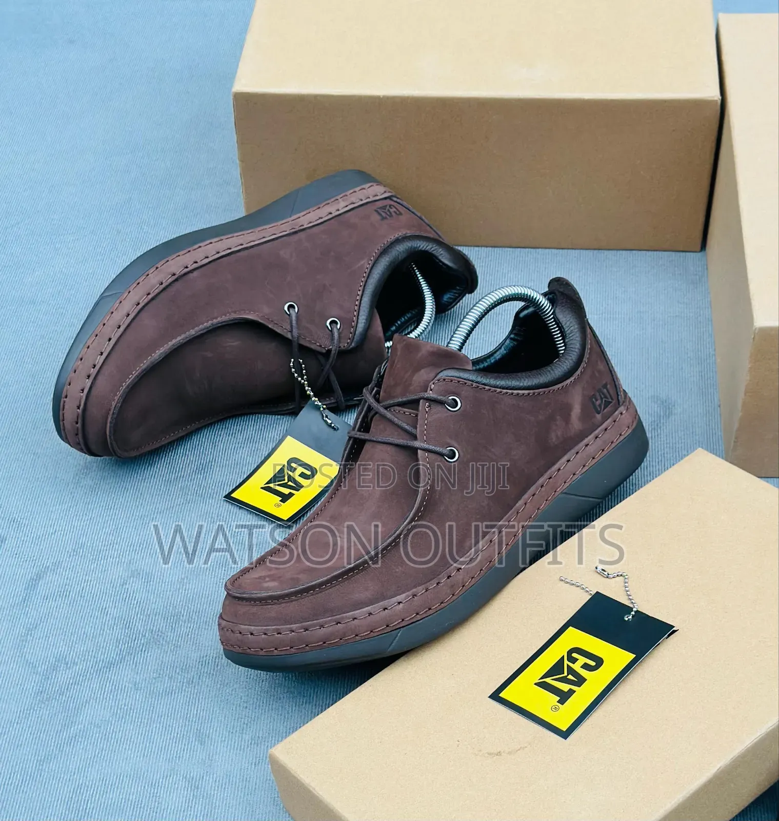 Caterpillar Brand New Men's Leather Shoes Excellently Top