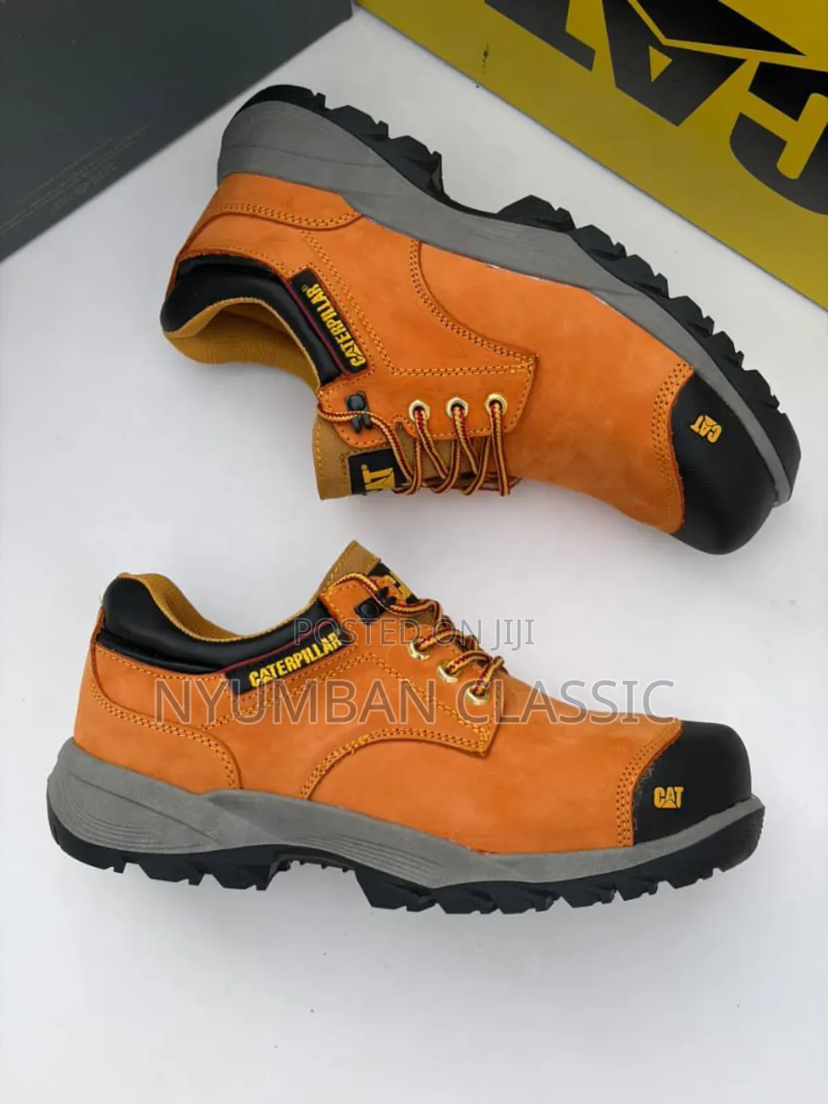 Low Caterpillar Boots Steel Front