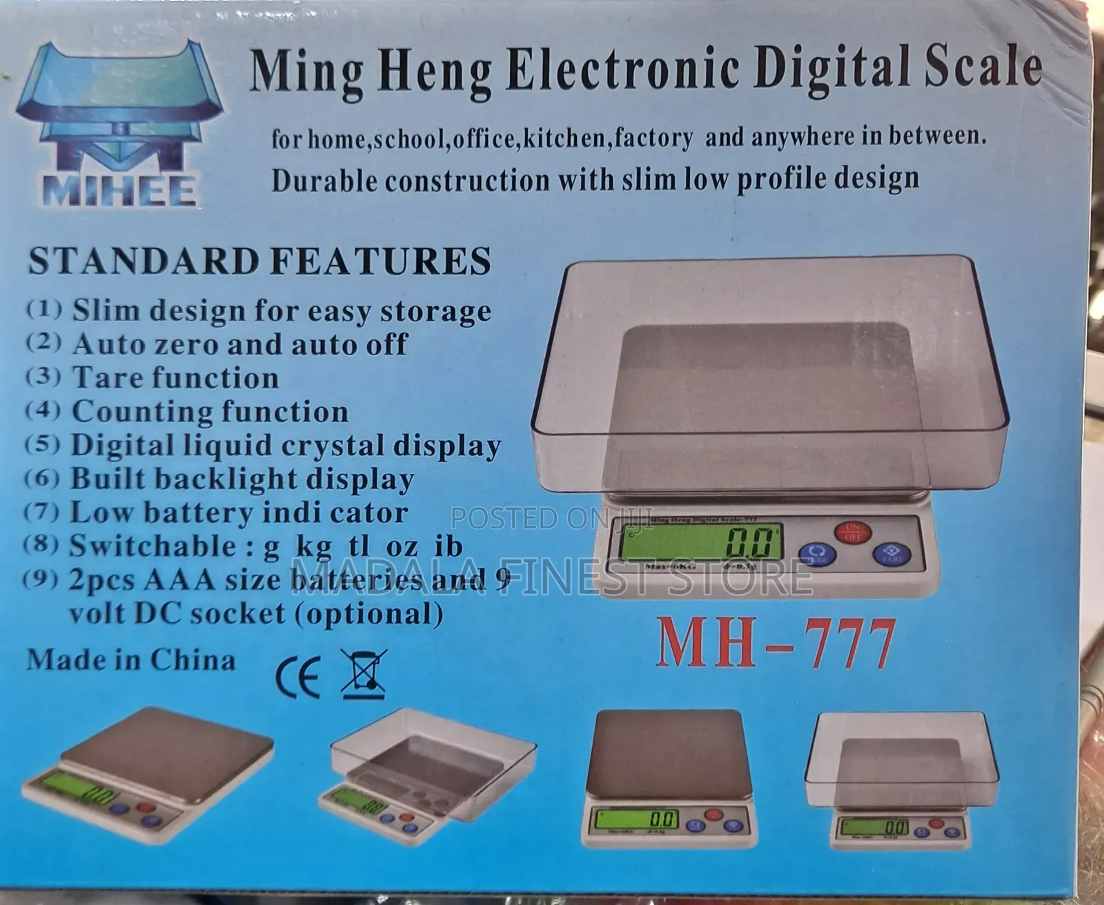 Ming Heng Electronic Digital Scale Mh-777