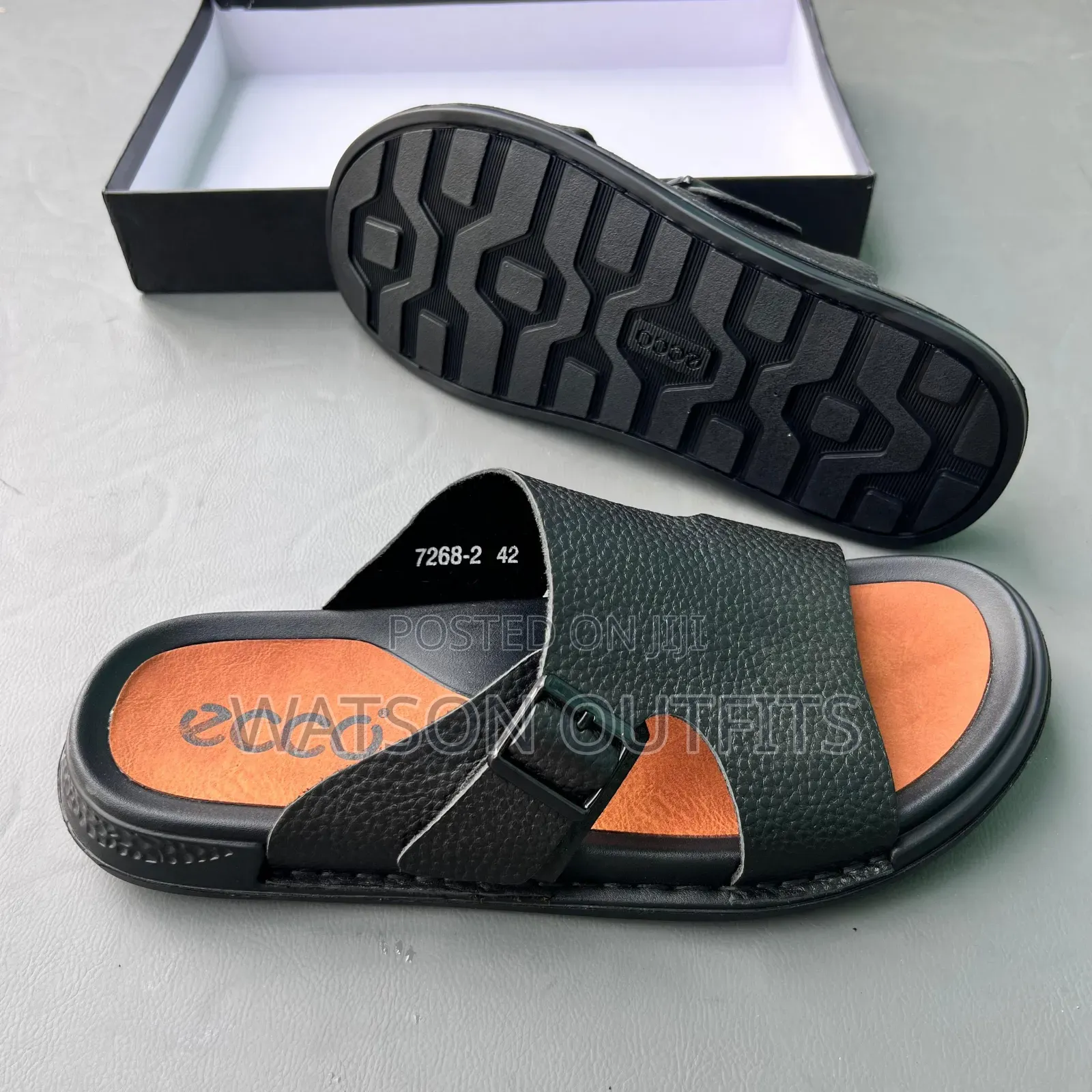 Men's Leather Sandals Ecco Brand Totally New and Original