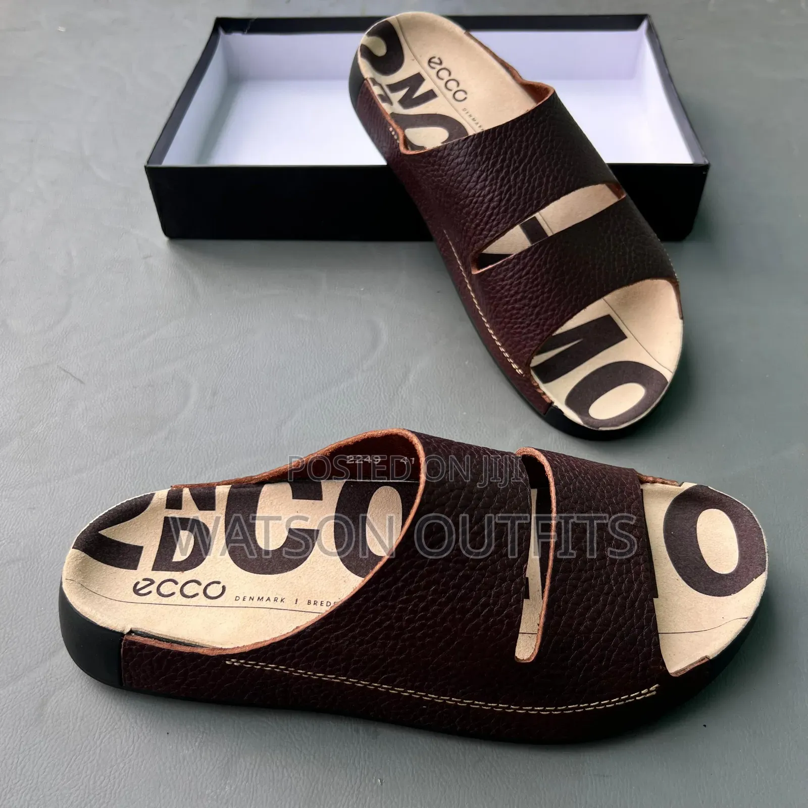 Men's Leather Sandals Ecco Brand Totally New and Original