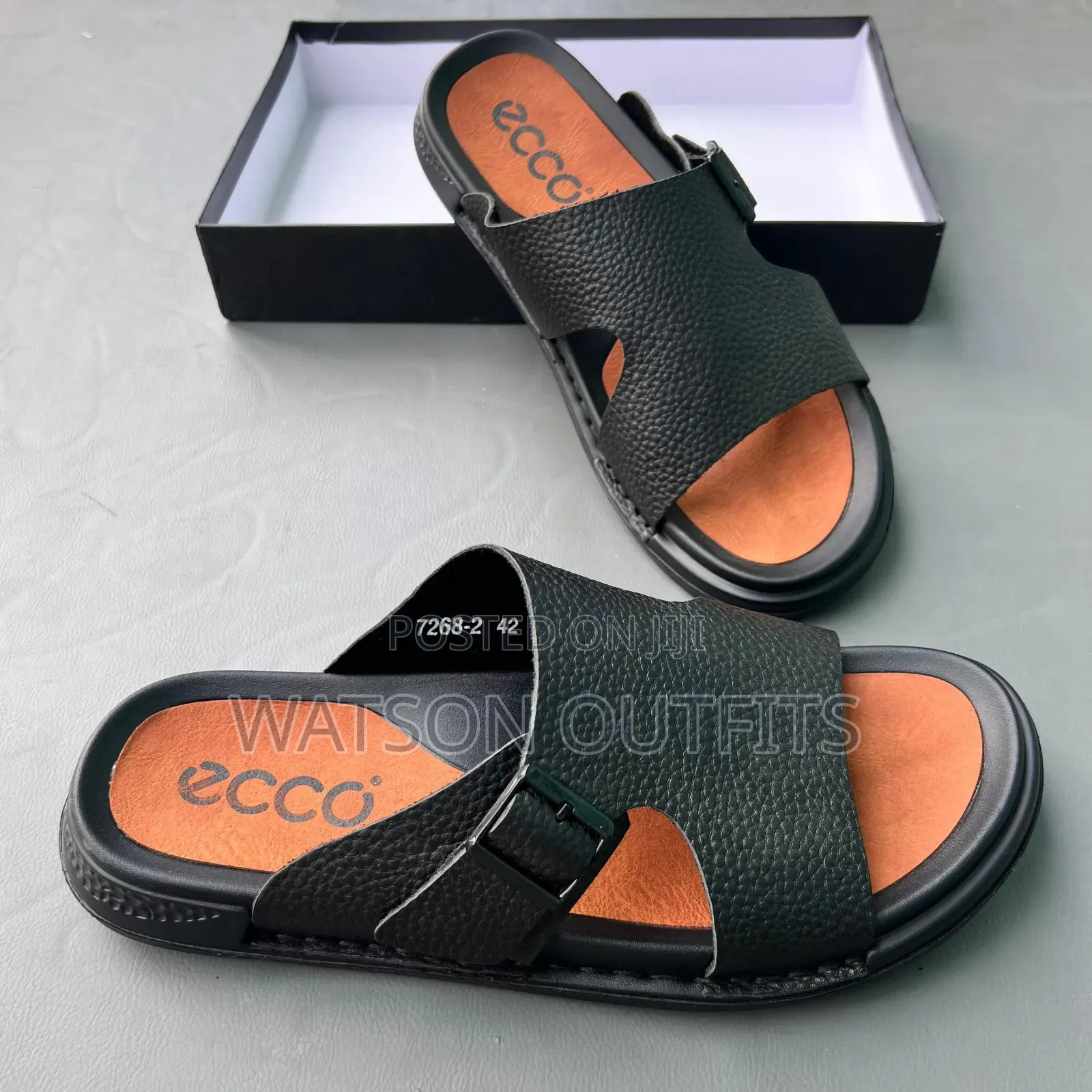 Men's Leather Sandals Ecco Brand Totally New and Original
