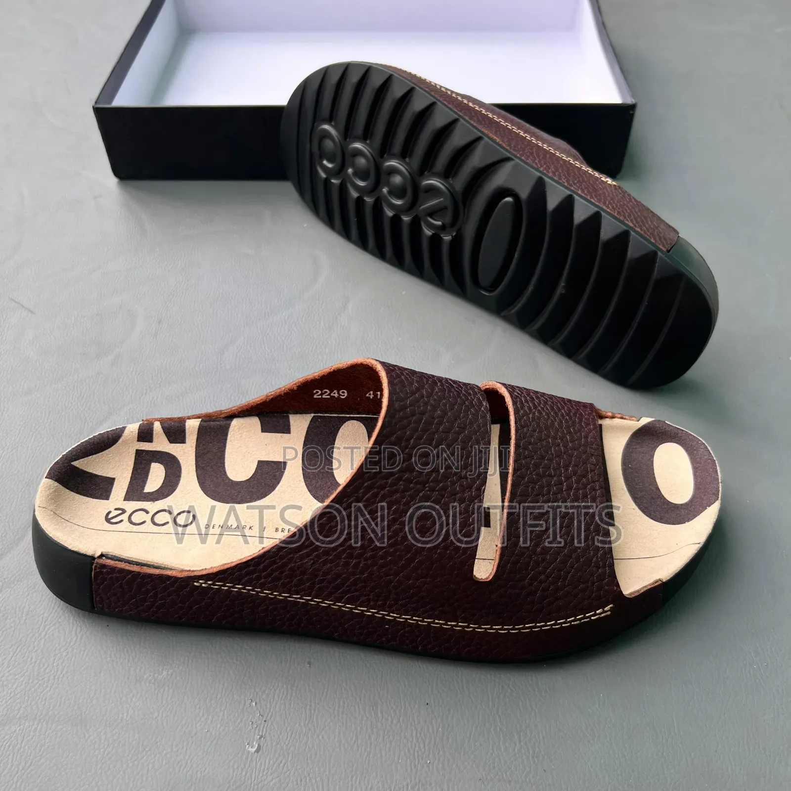 Men's Leather Sandals Ecco Brand Totally New and Original