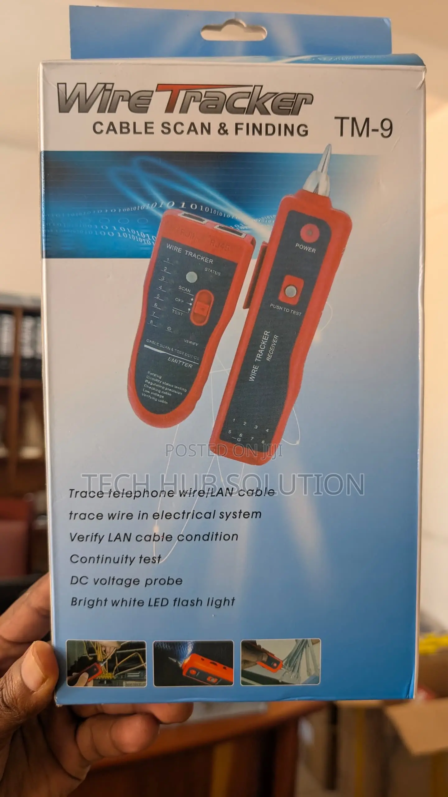 Wire Tracker Cable Scanner Tm9 (Network Cable Tester)