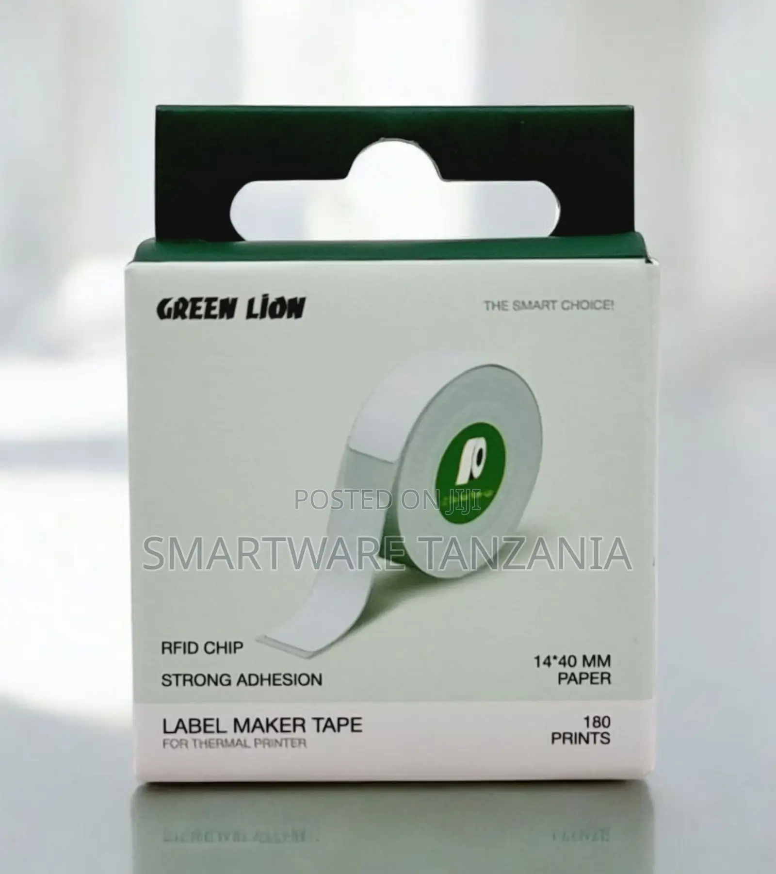 Green Lion Label Maker Tape - Rfid Chip, 14x40mm, 180 Prints