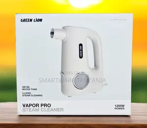Green Lion Vapor Pro Steam Cleaner 1200w - 380ml, 3-Level Clean