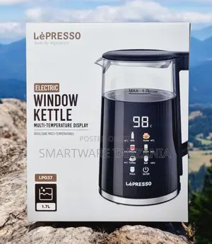 Lepresso Lp037 Window Kettle 1.7l - Multi-Temperature, Digital