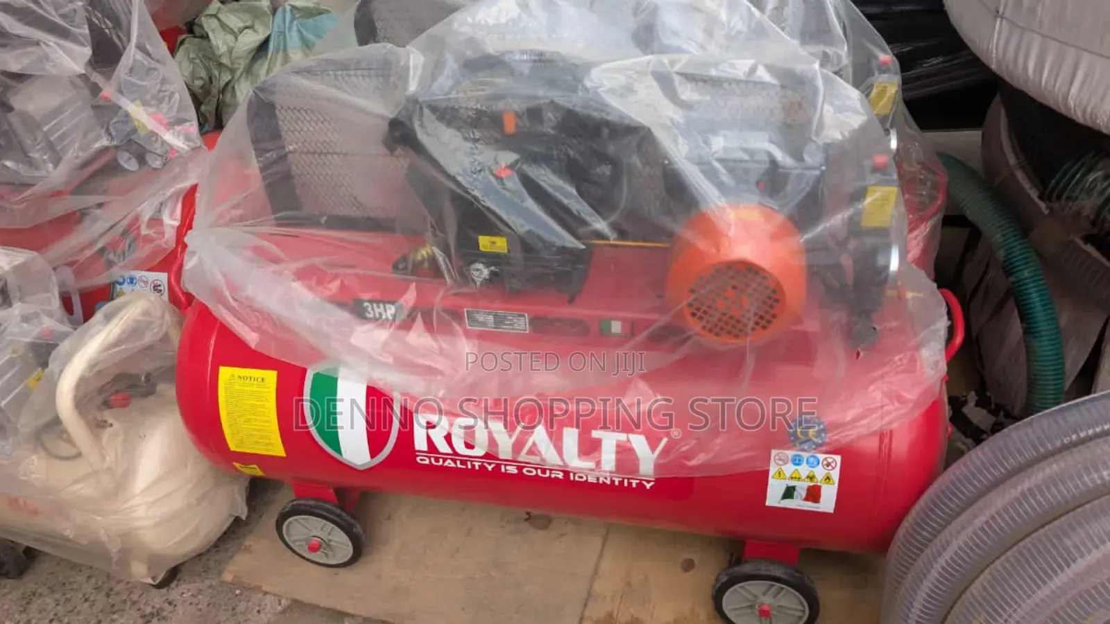 Royality Ya Umeme Na Mafuta Compressor 200l(Bila Engine)