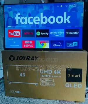 Joyray 43 Inches Smart Frameless