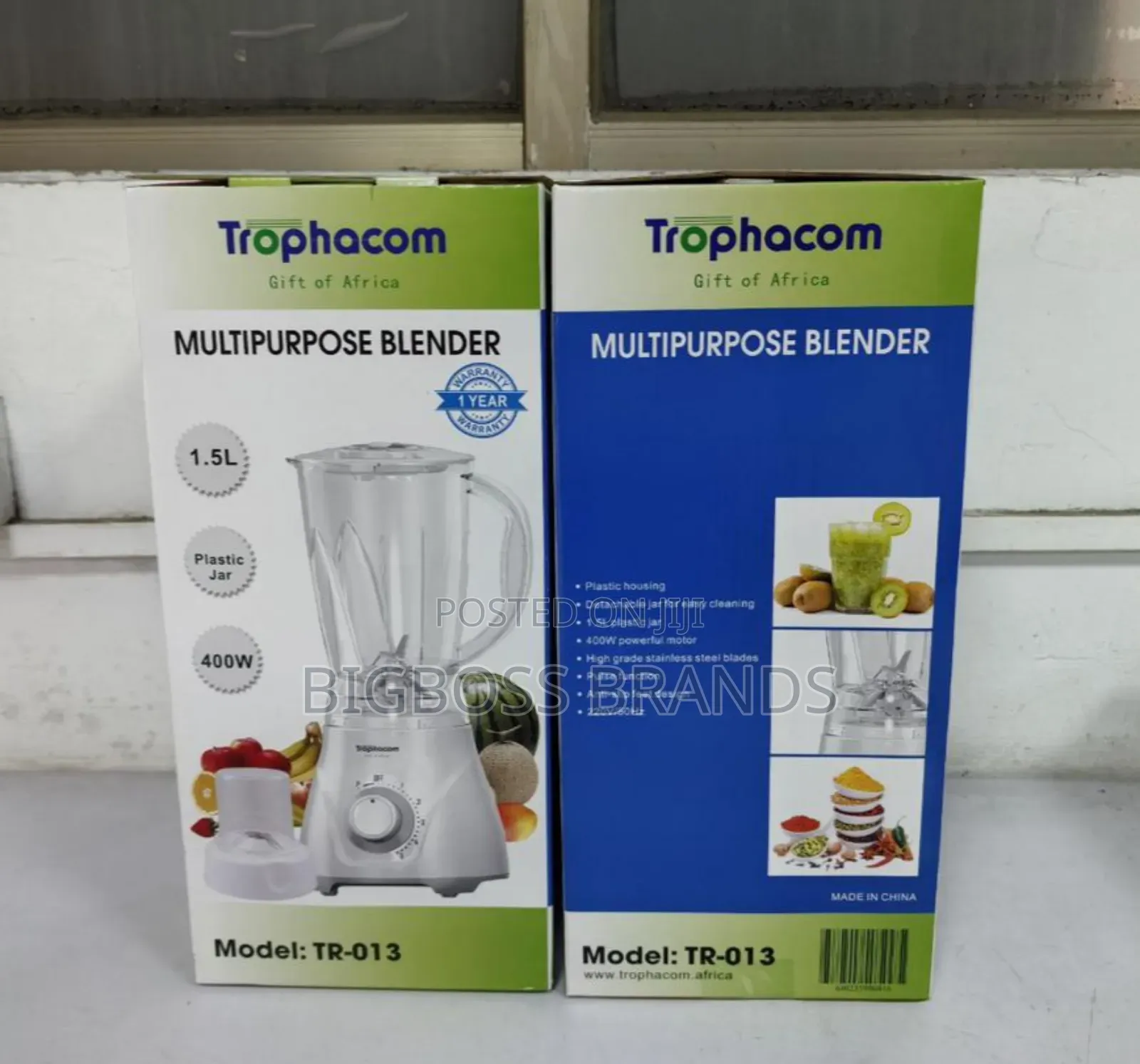 Trophacom Electric Blender 1.5 Liters