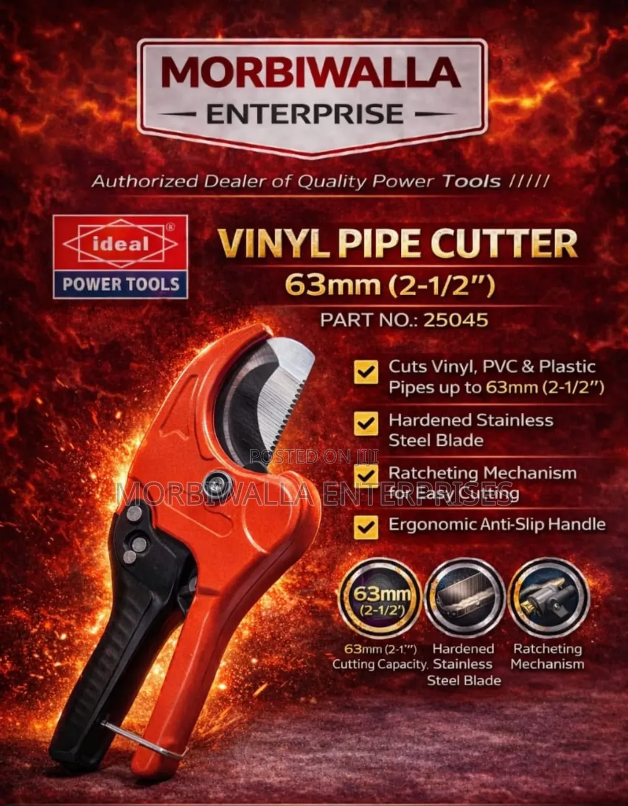 Pipe Cutter 63mm