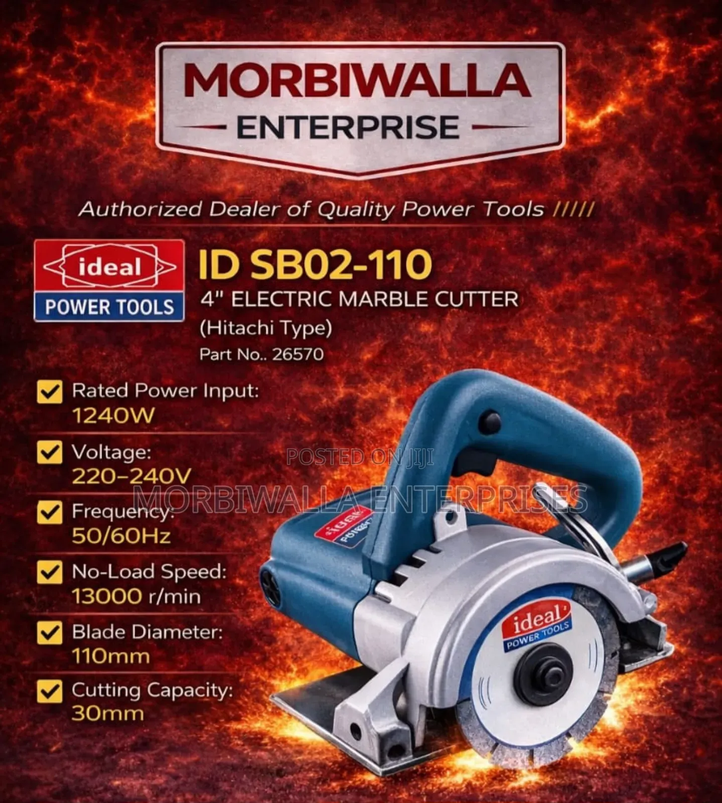 Electric Mable Cutter Ideal